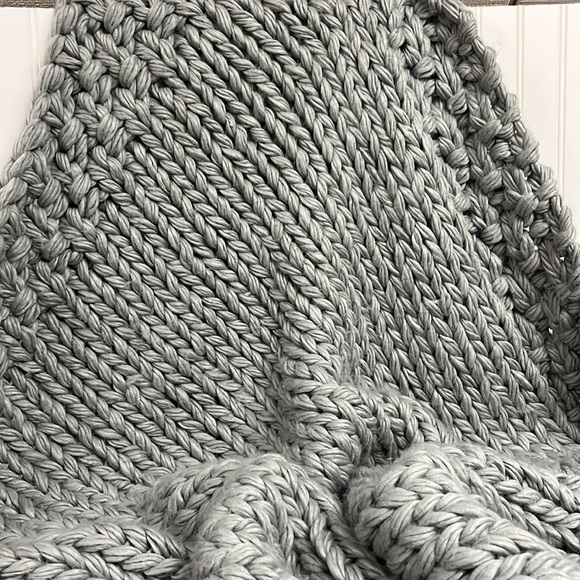 Pottery Barn Bedding Pottery Barn Ellsworth Chunky Border Throw